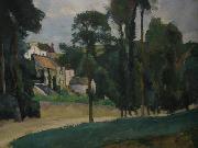 Paul Cezanne Road at Pontoise By Paul Cezanne Sweden oil painting artist